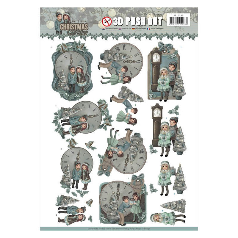 Pushout - Amy Design - Christmas Wishes - 12 O'Clock - SB10292