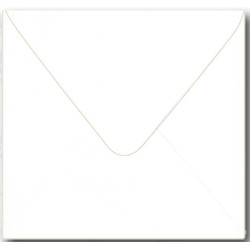 Kuverter 15.5x15.5 cm - Hvid