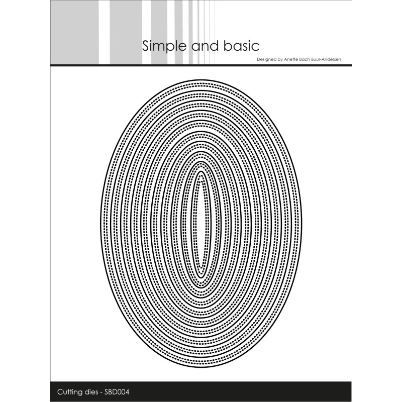 Simple And Basic - Double Pierced Oval - SBD004