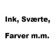 Ink, Sværte, Farver m.m.